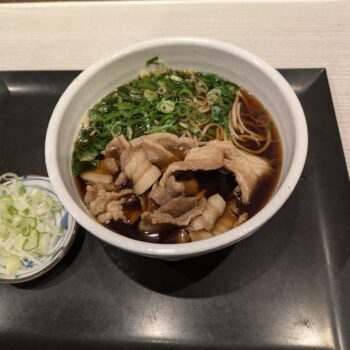 青ネギ肉そば