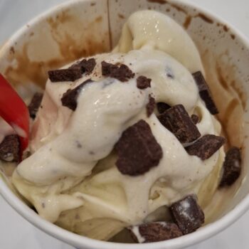 チョコ抹茶アイスクリーム