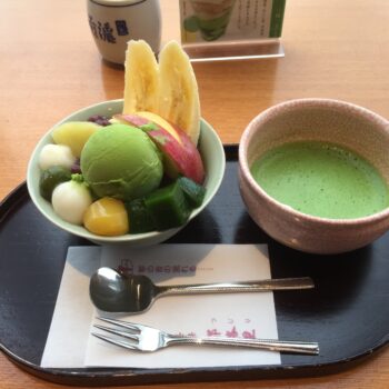 喫茶辻利での軽食